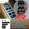 Für Jaguar XF XJ XJL Fensterheberschalter Abdeckung Zierleiste 2009- Schwarzer Knopf Reparaturaufkleber für Jaguar E-Pace 2017-2024 Innendekoration
