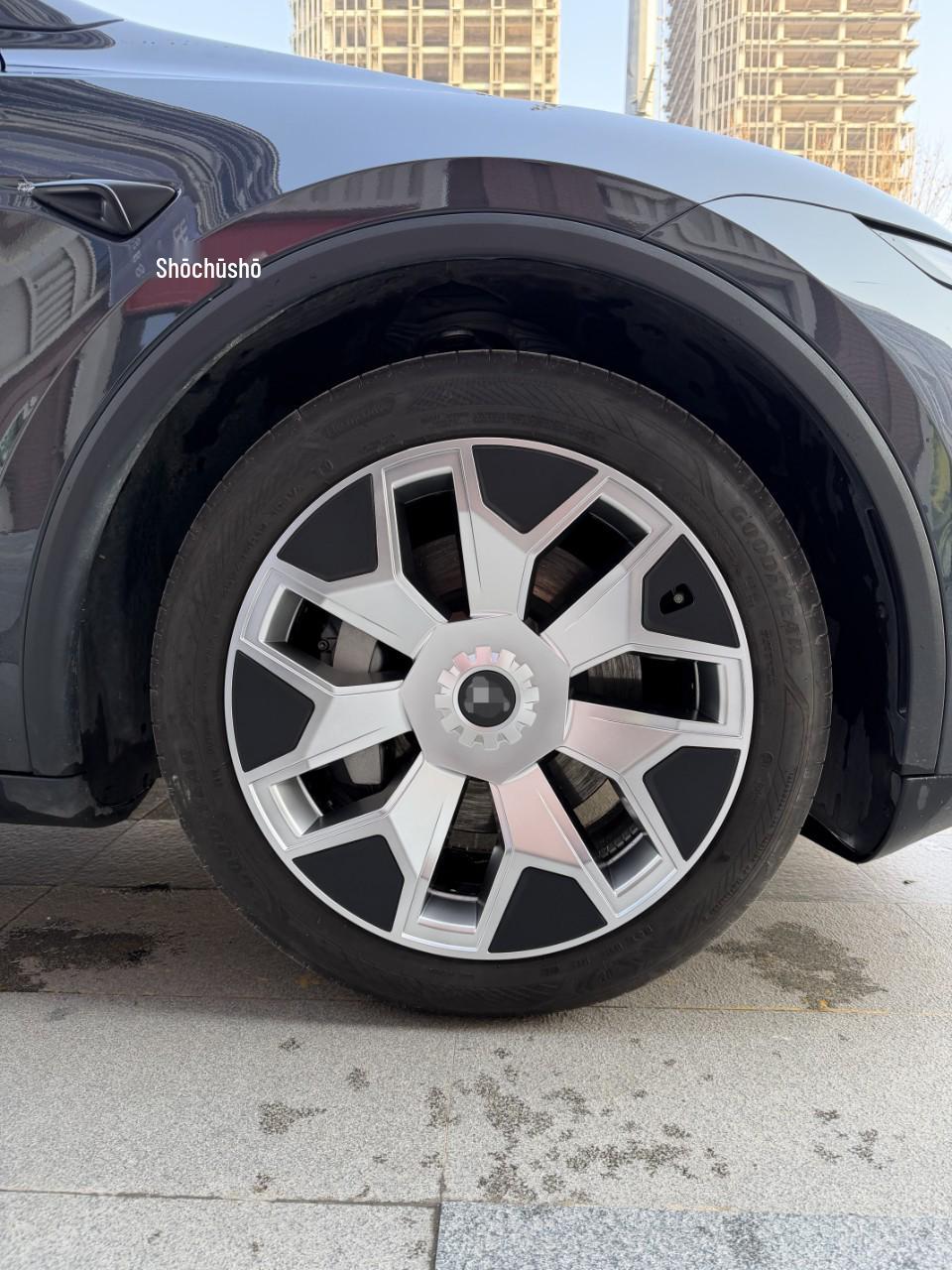 

Аксессуар: Колпак на 19-дюймовое колесо Tesla Model Y (Полный край) Matte Black Wheel Cover Set