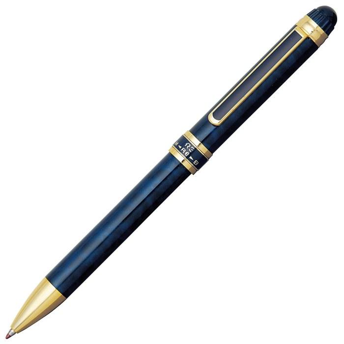 Platinum Multifunction Pen Double 3-Action Blue Marble MWB-3000RN#56 (144mm Length, 10.5mm Diameter)