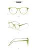 Xunge Unisex Round TR90 Glasses - Candy Colors, Korean Academy Style, Sweet No Makeup Look