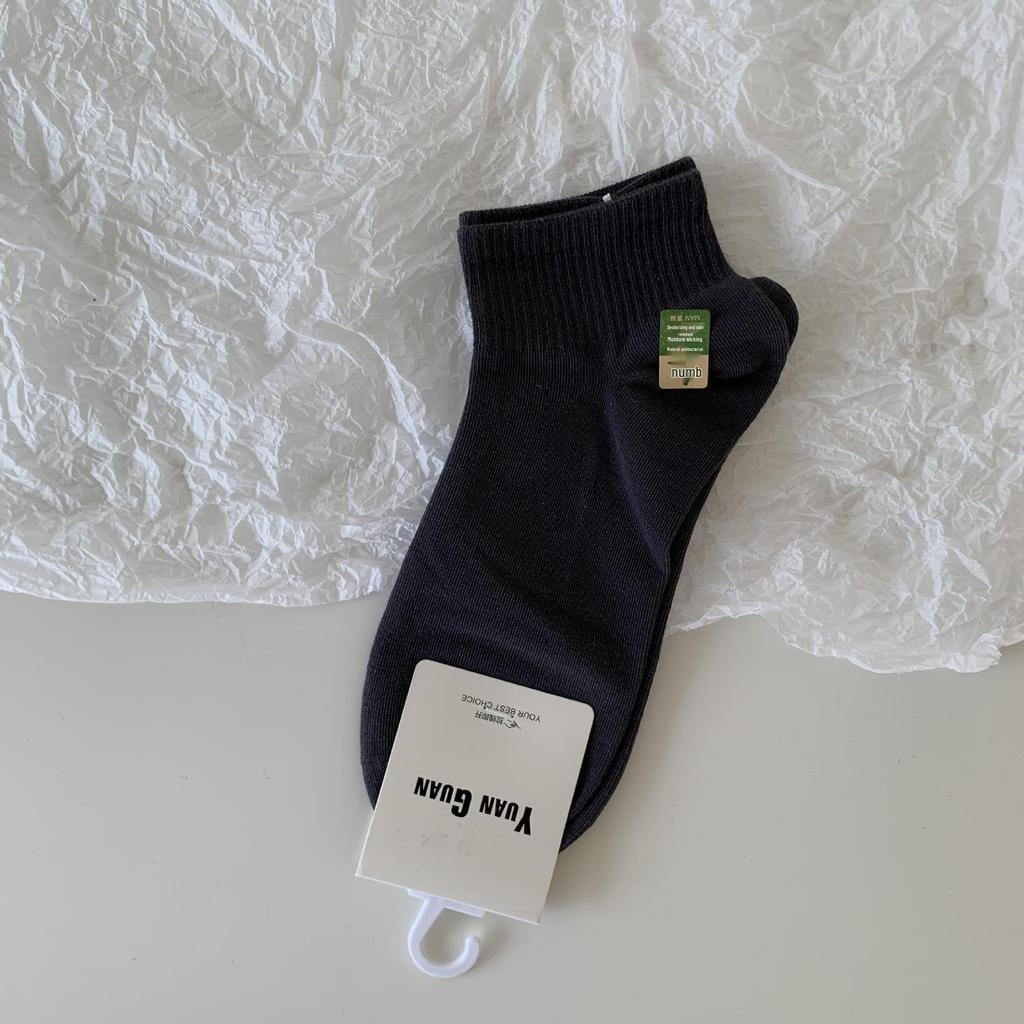 Herren Hanf Knöchelsocken - Frühherbst Lässiger Business-Stil, Nahtlos, Atmungsaktiv, Einfarbig