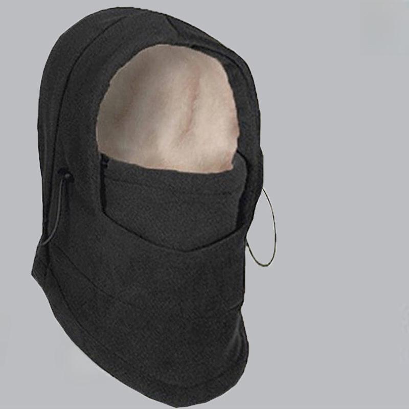 Winddichte Fleece-Fahrradmütze und Skimaske für den Winter