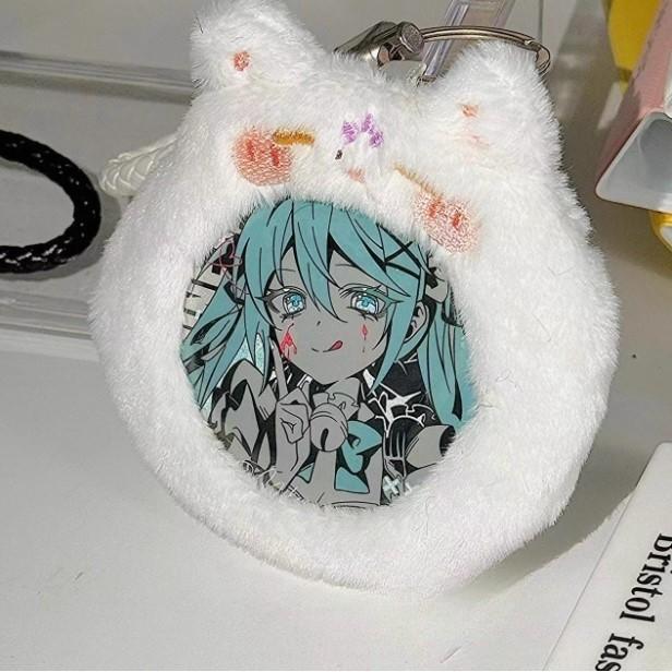 

Плюшевый барный мешочек, сумка для хранения, прозрачная сумка для демонстрации, студенческая сумка для защиты зерна, плюшевая кукла-подвеска белый