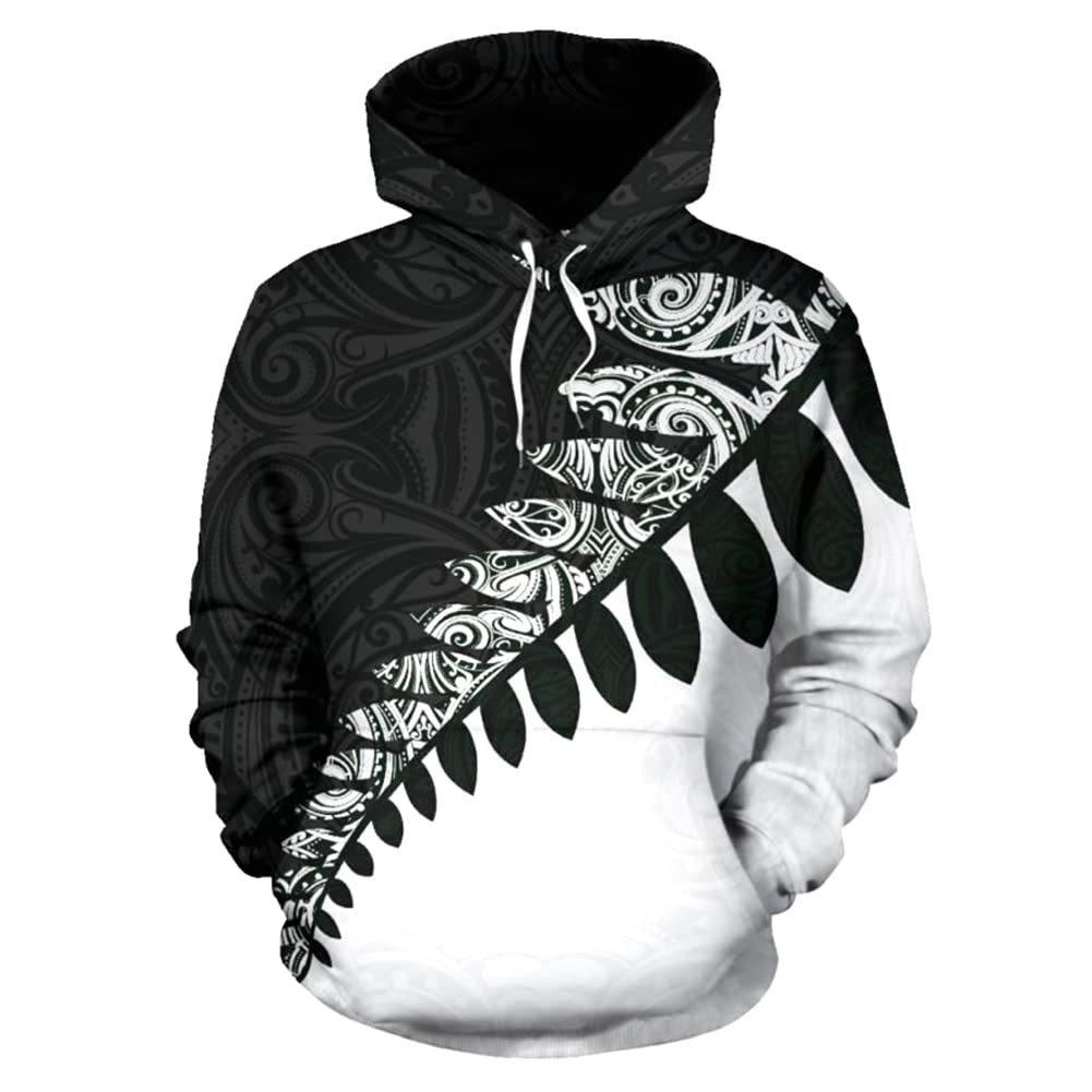 Jarní a podzimní novinka 3D tisk osobnost hudba hudba noty pánská mikina s kapucí