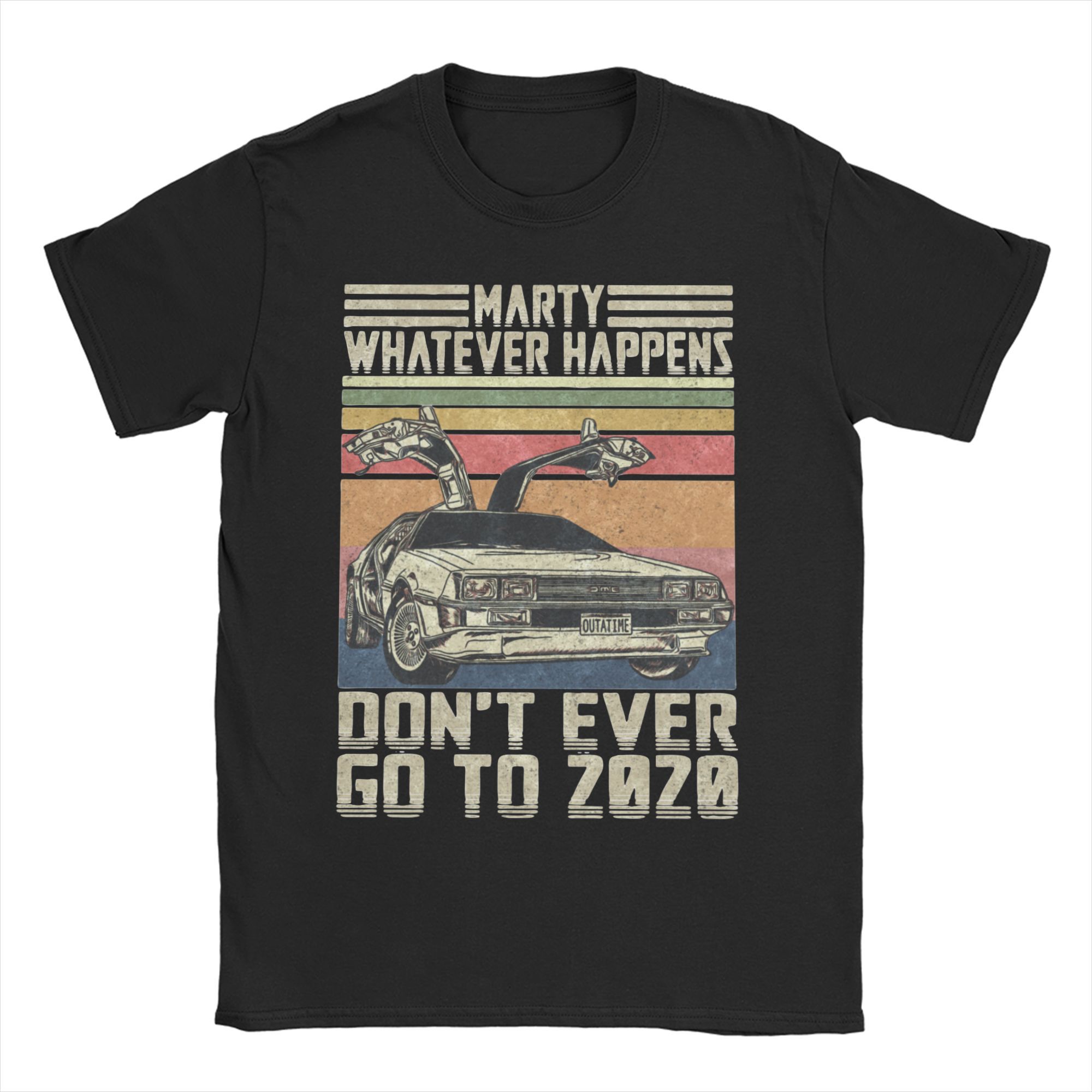 

Men Women s Back To The Future Time Machine Retro Logo T Shirt BTTF Pure Cotton Clothing Casual Short Sleeve O Neck Tees T-Shirt 4XL