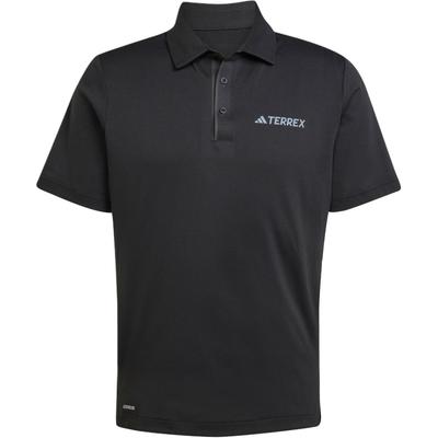 Terrex Aeroready Outdoor Quick-Dry Sports Polo Shirt Men Tops Black JI8331