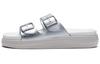 Women's Slippers Li Ning Clap EVA Slide Slippers Women's Silver