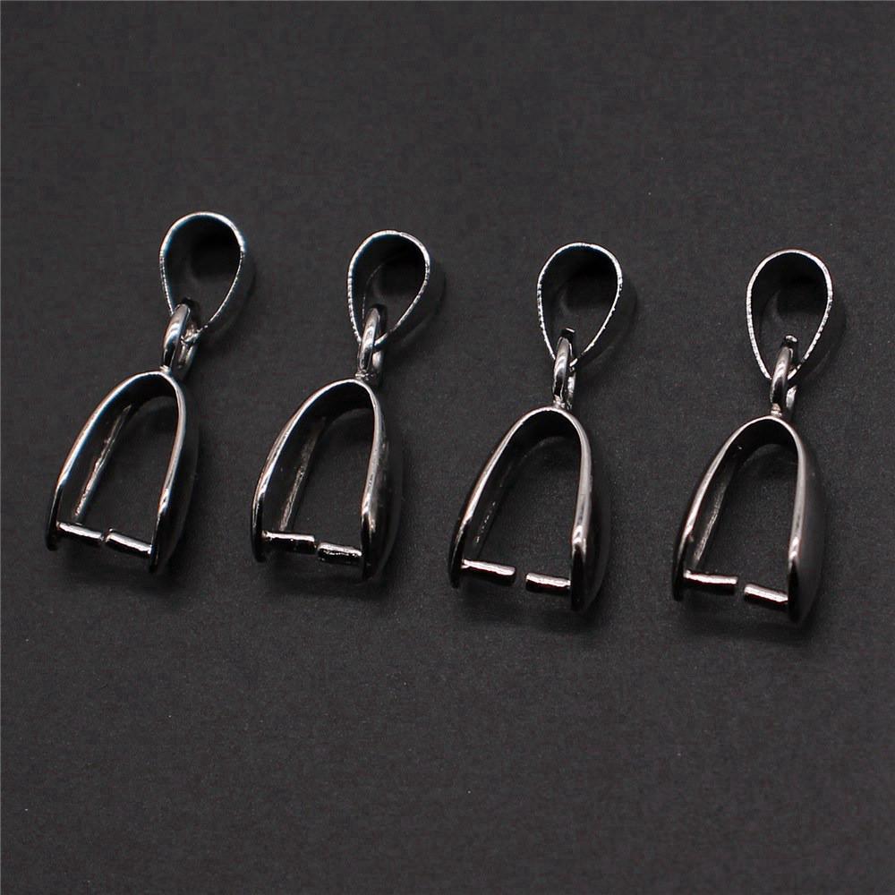 Bail Clip 6 Sizes 4 Colors Pinch Bails Pendants Clasps For Jewelry Making Materials