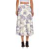Women's Skirt Bohemian Flower Skirt Solid Color Casual Temperament With Pockets Skirt