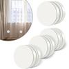 2pack Replacement Rubber Wrapped Shower Curtain Weights Added Weight Rust-proof Curtain Liner Weights Heavy Duty Shower Magnets