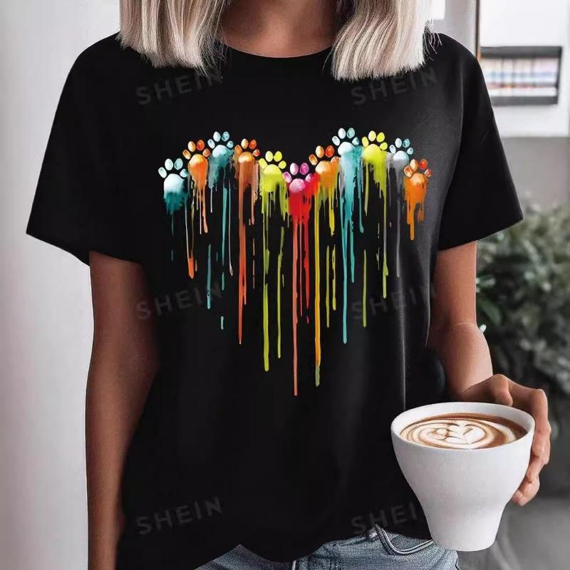 

Летние милые питомцы Йоркширские 3D-печатные женские сетчатые дышащие свободные футболки женские 6XL