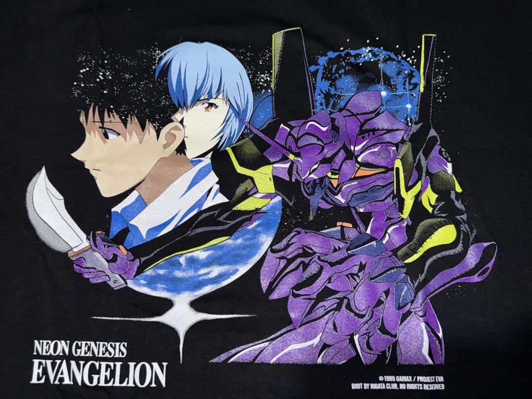 

[USED] Extremely rare Evangelion anime T-shirt, size XL