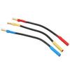 3Pcs 4mm Banana Plug Extension Cable 13cm Length Heat Resistant Banana Plugs Connector Extension Cable Wire for Boats