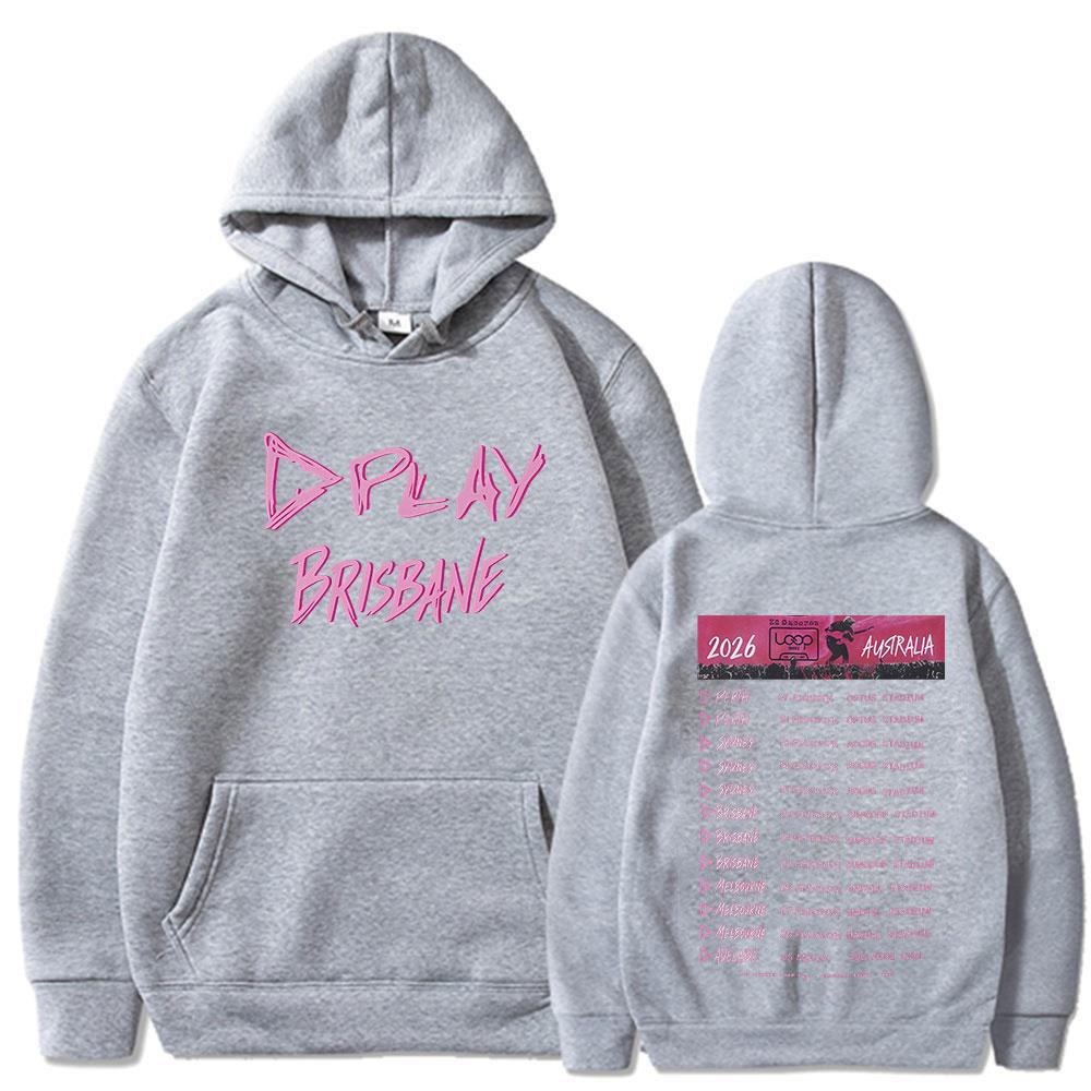 Ed Sheeran Loop Tour Australia 2026 Tour Play Merch Hoodies Men Women Clothing Fashion Hip Hop Oversized Long Sleeve Sweatshirts