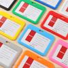Two sided Transparent Protective Case Waterproof Card Protector Protective Sleeve Vaccination Record Card ID Card Holder
