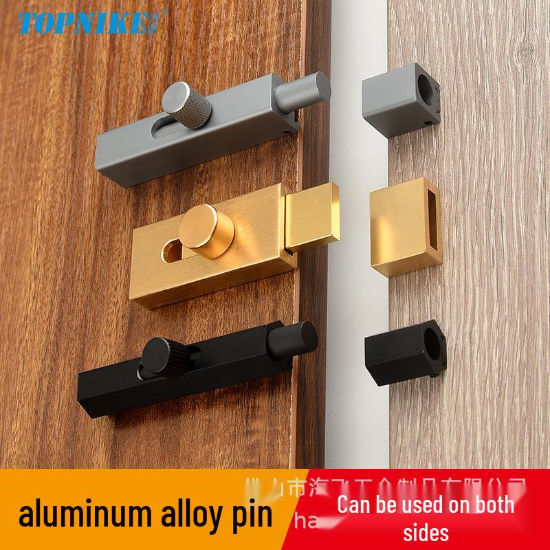 Punch-Free Aluminum Alloy Bathroom Door Deadbolt Lock
