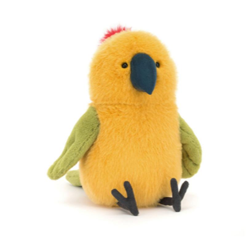 Jelly cat Bajibi Parrot 23cm One Size Fits All Plush оранжевый