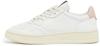 Women's AUTRY Medalist Low Sneakers (AULW) Leather White/pink LL16