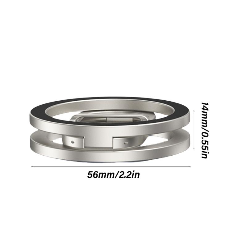 multifunction Magnetic Phone Stand Double Magnetic Designs Phone Stand for Secure Hold Adjustable Angles Stand for Car/Gym Use