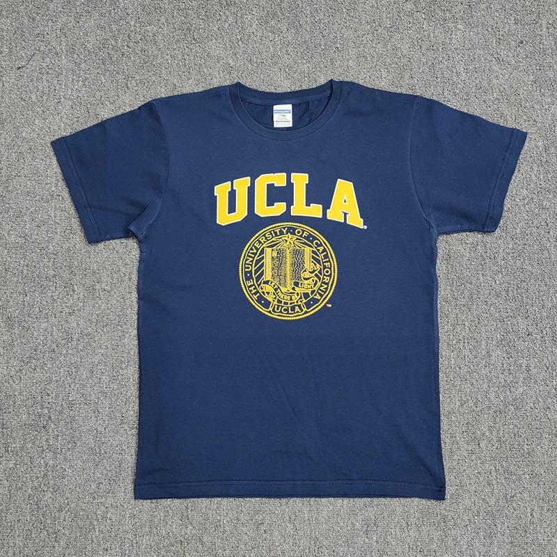 

Summer Cotton Loose Large Size UC Short-sleeved T-shirt LA Men s and Women s Youth Culture Commemorative Shirt Daily Casual Wear XXXL