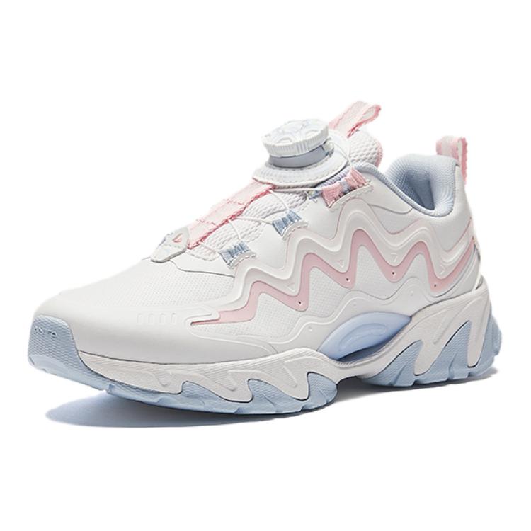 Anta Comfortable Versatile Non-Slip Wear-Resistant Low-Top Running Shoes Kids sneaker White 322438808N-4