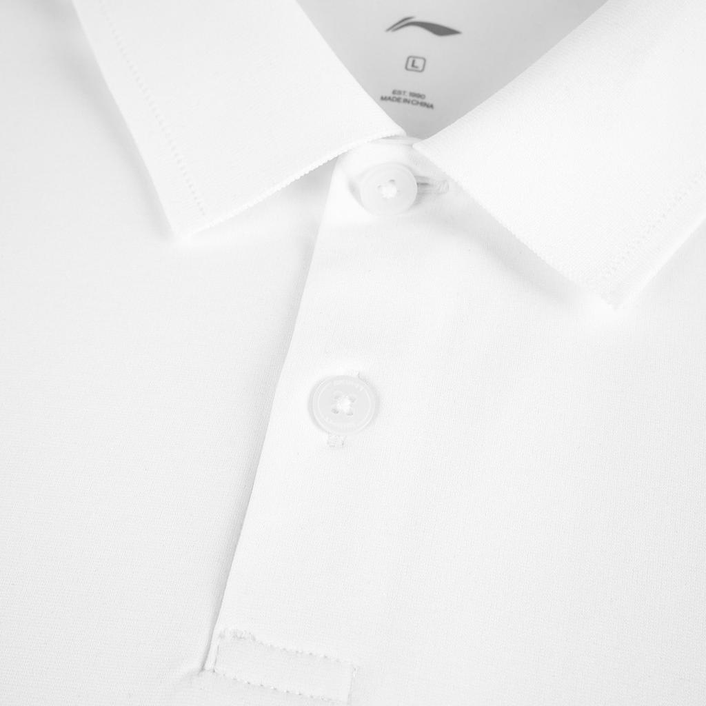 Li-Ning Versatile Comfortable Breathable Polo Shirt Men tops White APLW149-12