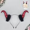Halloween Demon Horn Headband Cosplay Accessory Goat Horns Costume Party Sweet Gothic Style