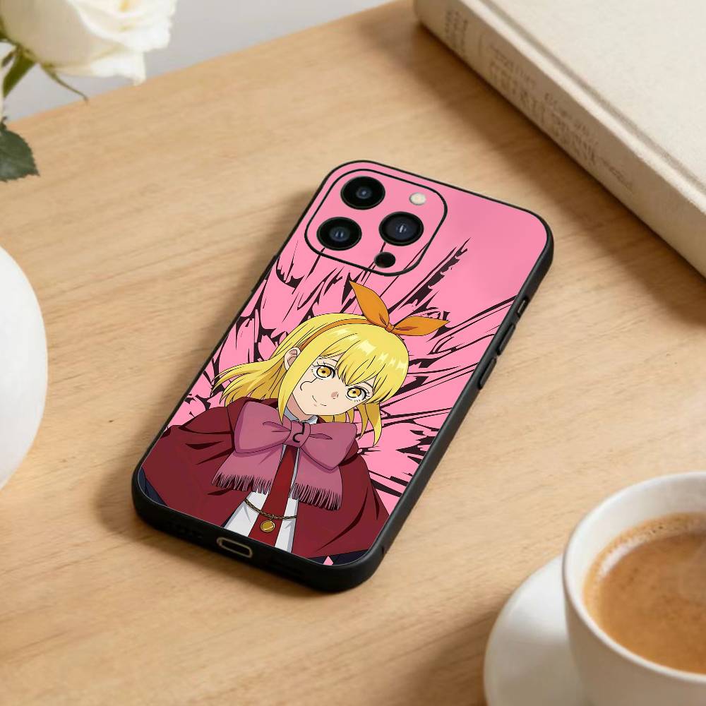H-Lance Crown Phone Case For iPhone 16,15,14,13,12,17,Pro Max,Plus Silicone Black Case iPhone14