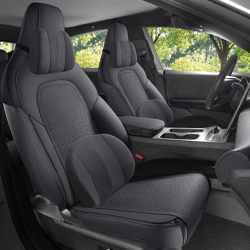 2425 Suede Car Seat Cushion for Nio ET5 - All-Season Comfort Pad