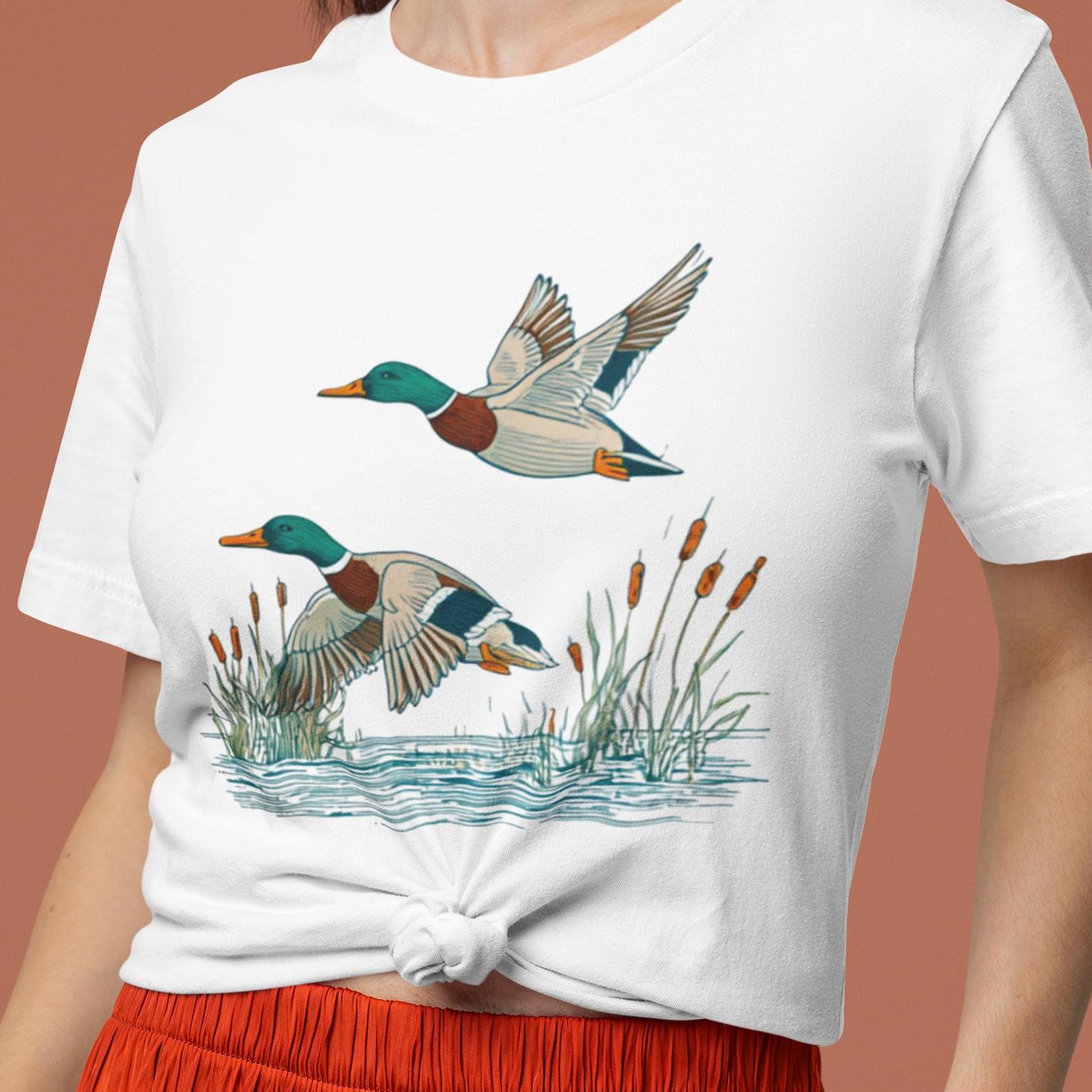 Vintage Duck Tee | Mallard T-Shirt | Forestcore Duck Hunting Shirt | Retro Duck Apparel | Cabin Core Ducks Shirt | Oversized Duck Tee M