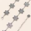 Waist Chain Women'S High Sense Women'S Retro Silver Flower Summer With Skirt Metal Chain Belt Chain