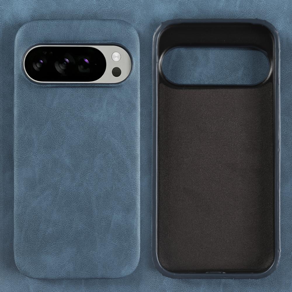 Fashion Solid Color Leather Case For Google Pixel 10 9 Pro XL 8 8A 7 7A 6 6A Pro Luxury Shockproof Armor Hard Back Cover Funda