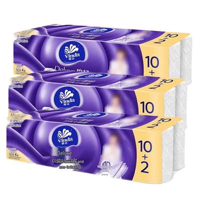Cotton Soft Coreless 4-Ply Toilet Paper
