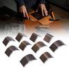 10 PCS Carbon Steel Leather Corner Punch Set Triangular Cutting Dies Kit  DIY Leathercrafts