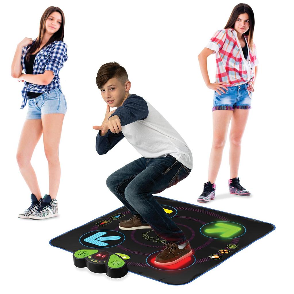 Kids Dance Mat, Girls Dance Pad, Anti-Slip Dance Playmat with 4 Fun Games, 8 Built-in Music & AUX for Kids Ages 3 4 5 6 7 8 9 10+ Year Old