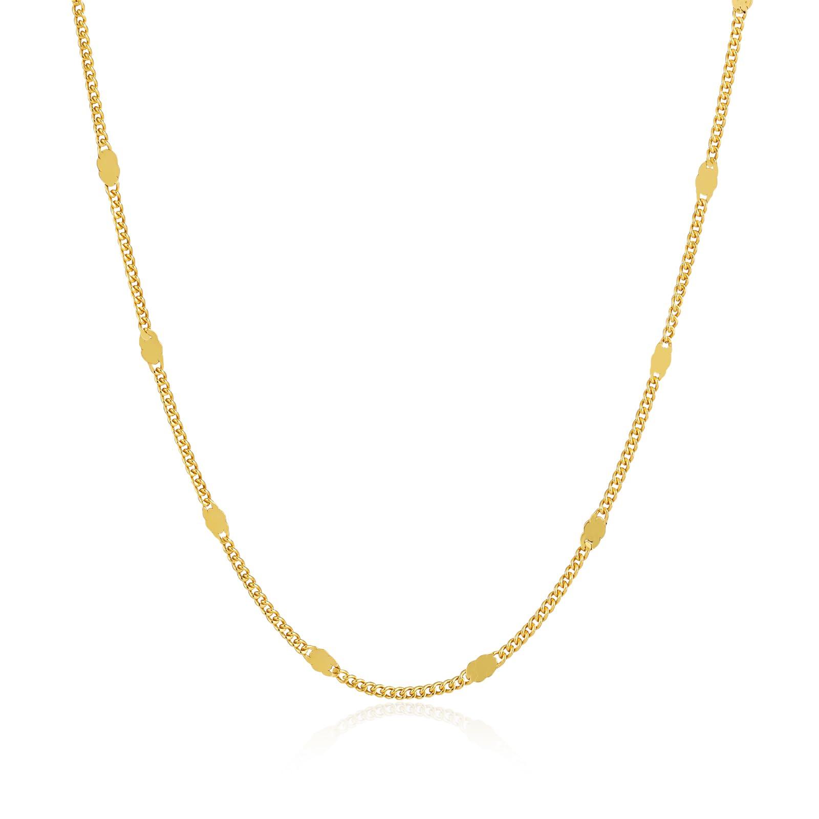 

Цепочка можно носить все 18К золото 925 популярный для с настоящими украшениями [Пасуроху] ожерелье, время, покрытие, серебро, женщины, тонкий, нежный, регулятор, золотой