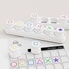 New 6-in-1 Stamp Set DIY Mini Color Seal Cartoon Scrapbooking Seal Students School Stationery