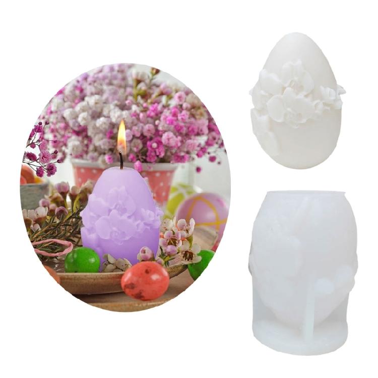 Flower Carved Silicone Molds for Epoxy Resin, Vintage Flower Carved Silicone Candle Molds for Candle, Soap, Chocolate