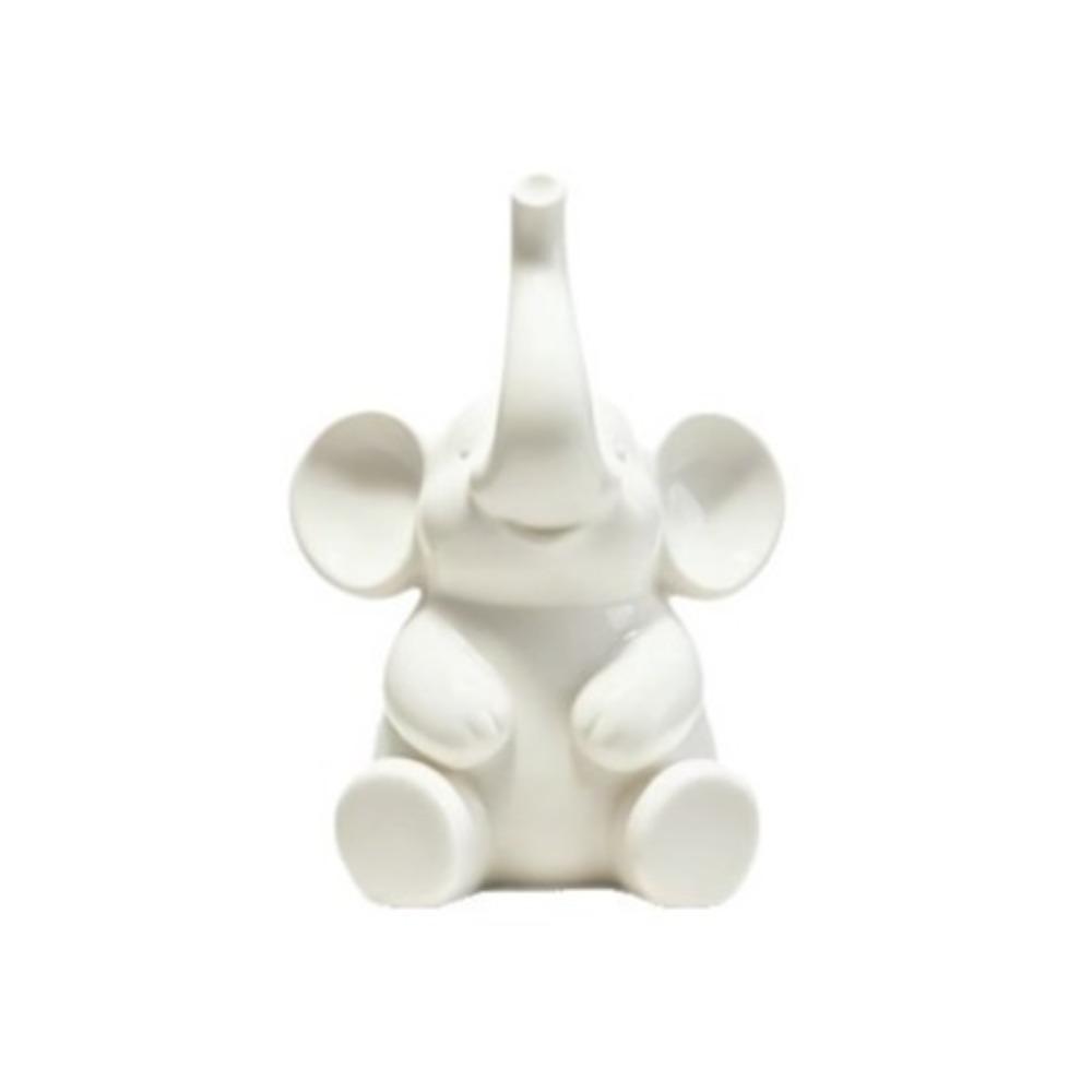 Anti-Loss Long Trunk Elephant Ring Holder Minimalist 3D Printed Animal Jewelry Holder Aesthetic Art Sculpture