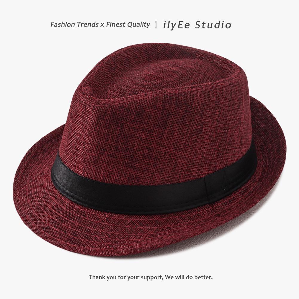 Korean Style Summer Straw Jazz Hat for Women & Men – Trendy British Couple Beach & Outdoor Hat