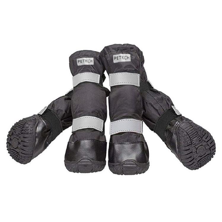 Dog Boots Waterproof Adjustable Shoes Non Slip Soles for Medium Large Dogs