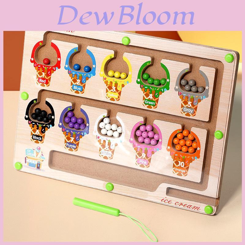 Wooden Magnetic Number Maze Puzzle For Toddlers Early Education And Logic Development