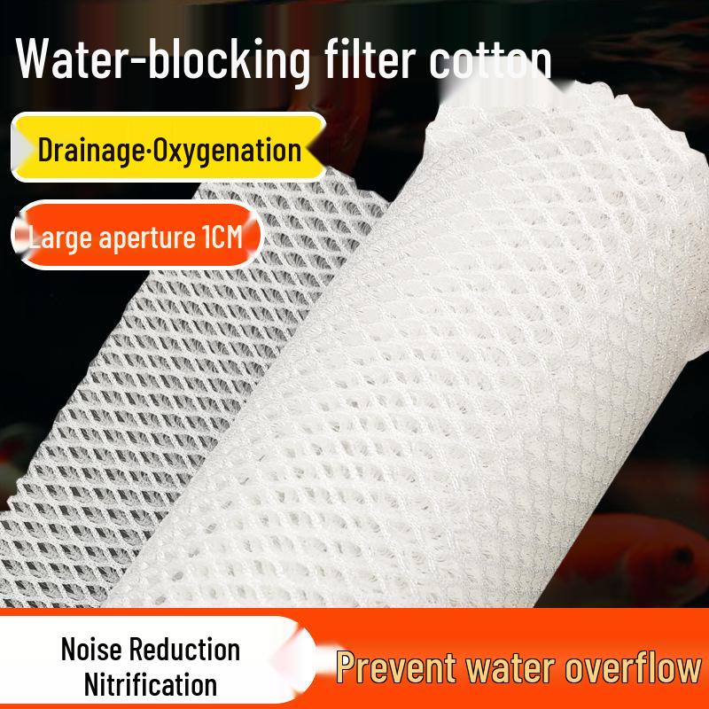 

Magic Mat Biochemical Filter Cotton for Fish Tanks 11x50cmx6mm