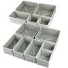 12 Pack Drawer Organizer for Clothing, Foldable Cloth Drawer Dividers Storage Bins, Clothes Drawer Organizer for Underwe