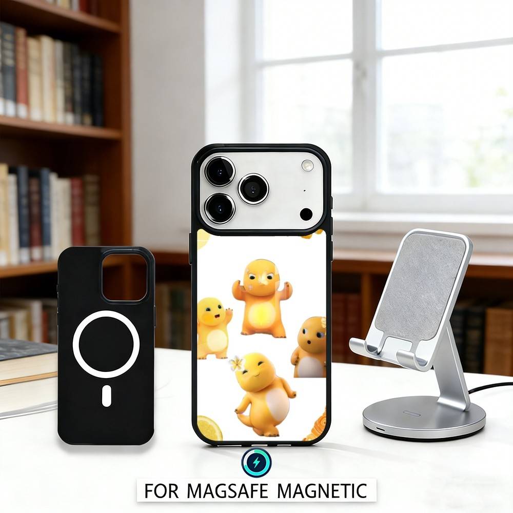 Funny Cute N-Nailong Phone Case Magnetic For iPhone17 16 15 14 13 12 Pro Max For Magsafe Wireless Charging Cover