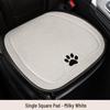 Beaver Cartoon Cotton Linen Car Seat Cushion for Hyundai Festa, Elantra, Tucson - All-Season Use.