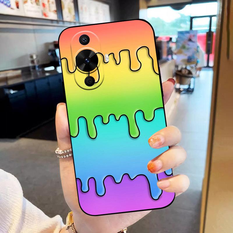 Für HUAWEI Nova 12S Hülle Mode Handy Silikon Rückabdeckung Für Huawei Nova12S Hüllen Weiche TPU Stoßfeste Schale Funda FOA-LX9 Capa
