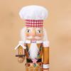 Nutcracker Ornament Soldier Figures Traditional Figurine for Desktop Office