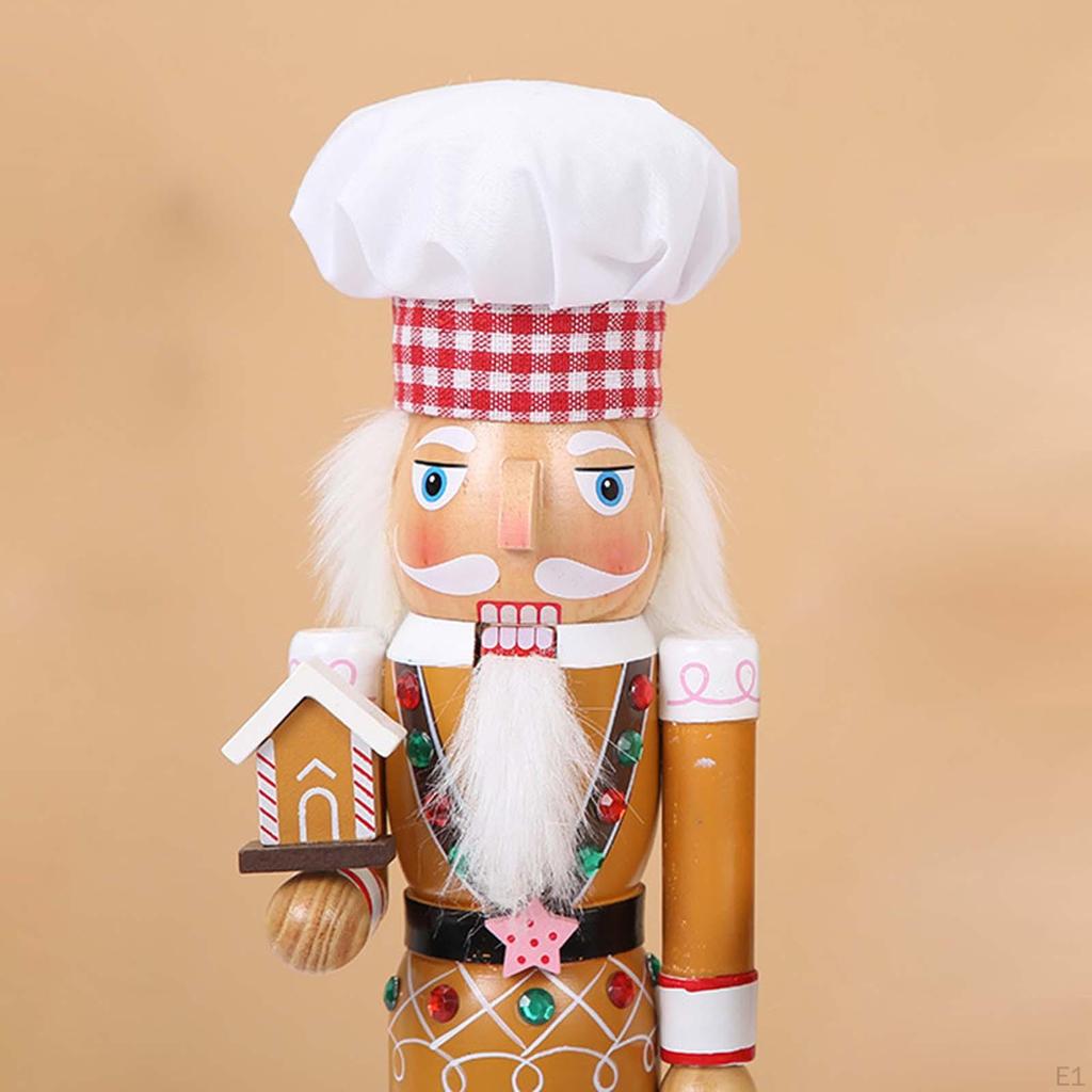 Nutcracker Ornament Soldier Figures Traditional Figurine for Desktop Office