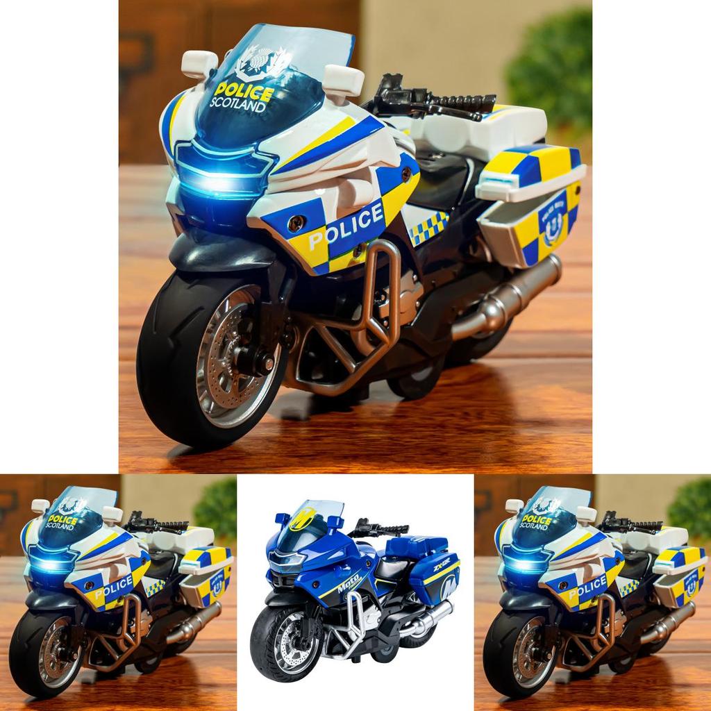 Boys Ride On Metal Motorcycle Toy With Light Sound Effects For Ages 3 And Up